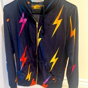 Aviator Nation Zip Hoodie Velour